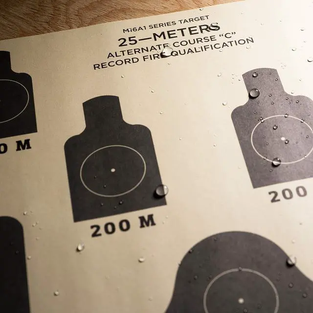 Alt view image 3 of 3 - Weatherproof Diamond Pattern MOA Precision Distance Shooting Targets, 11" x 17", 25 Sheet Pack (No. TGMOALR-D)