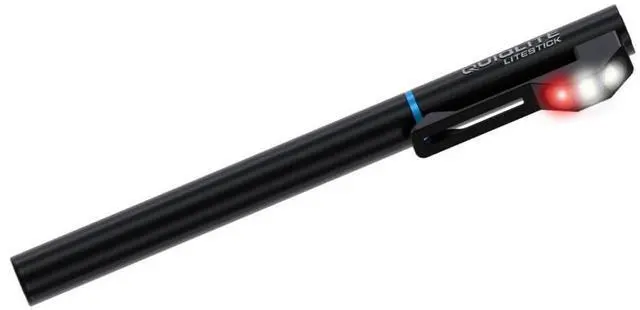 Main image of Tactical LiteStick 200 Lumens USB Rechargeable Programmable Pocket LED Flashlight - 1 Red, and 2 White LED Lights