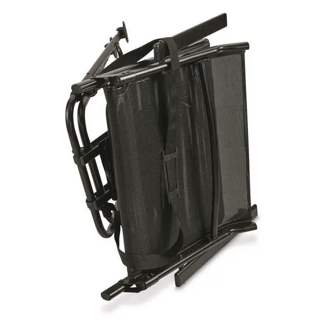 Alt view image 3 of 7 - Big Boy Hunting Blind Chair with Armrests, Portable Folding Seat for Shooting, Comfortable Spin Swivel, 500-lb. Capacity
