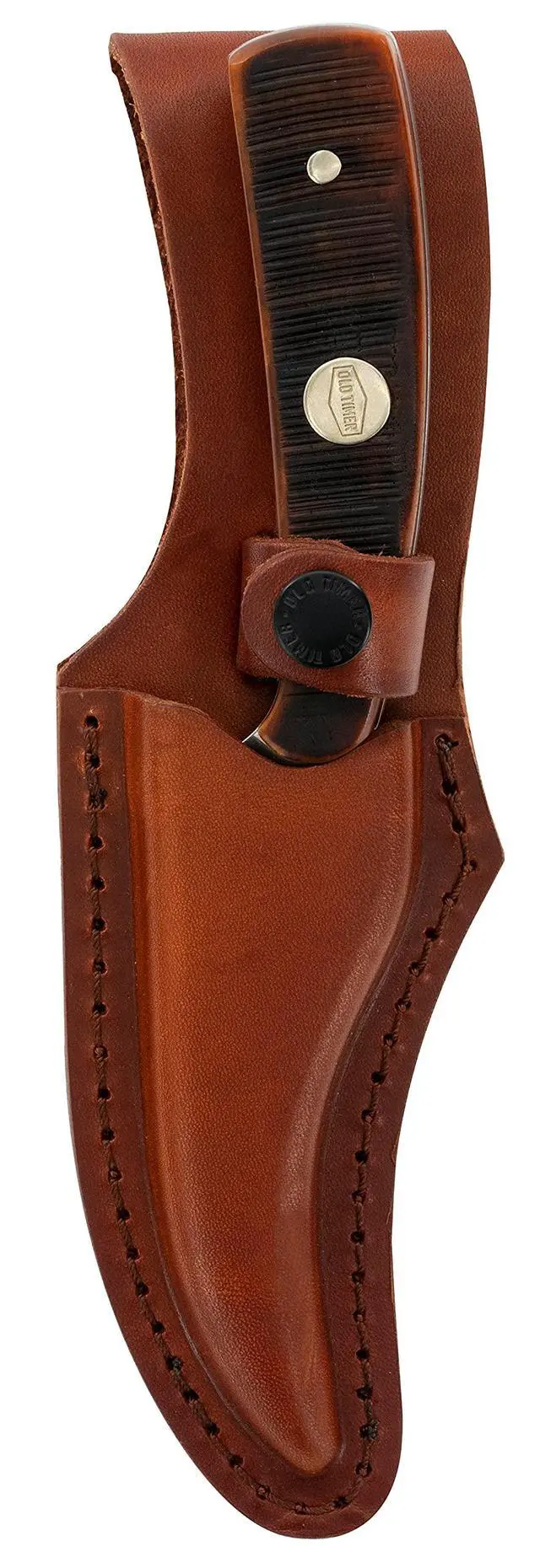 Alt view image 2 of 7 - Generational USA Series Traditional Fixed and Folding Knives with 1095 HC Stainless Steel Blades, Sawcut Bone Handles, and Made in USA for Hunting, Skinning, EDC, Field Dressing, and Outdoor