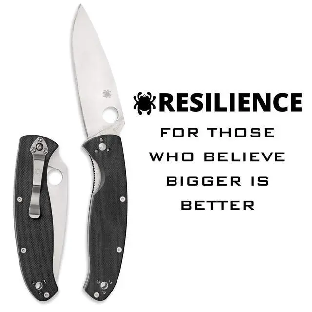 Alt view image 2 of 7 - Resilience Folding Pocket Knife, PlainEdge | 9.41" Overall Length, 4.25" 8Cr13MoV Steel Blade, G-10 Handle, LinerLock, Full-Flat Grind