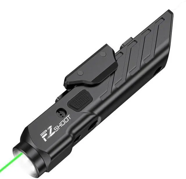 Main image of 1700 Lumens Laser Light Combo for Rifle with Magnetic Rechargeable Compatible with Picatinny and M-Rail, Rilfe Flashlight Green Laser Light Combo with Strobe Mode