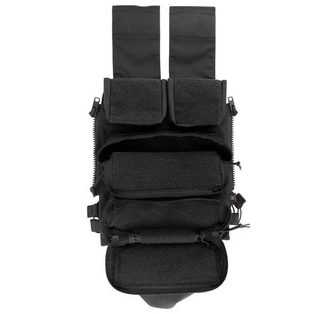 Alt view image 3 of 7 - Tactical Modular Zip On Backpack for Vest JPC2.0 CPC AVS Zipper Molle Back Panel (BK)