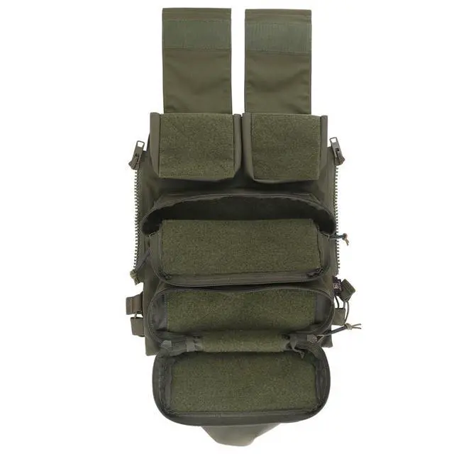 Alt view image 3 of 7 - Tactical Modular Zip On Backpack for Vest JPC2.0 CPC AVS Zipper Molle Back Panel (RG)