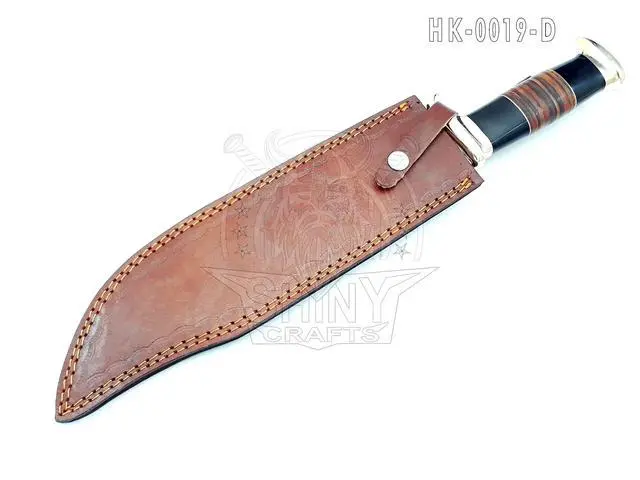 Alt view image 5 of 6 - ® -18" Crocodile Dundee Style Bowie Knife Premium Gift for Knife Collectors, Hunters, and Adventure Enthusiasts (HK-19-D)