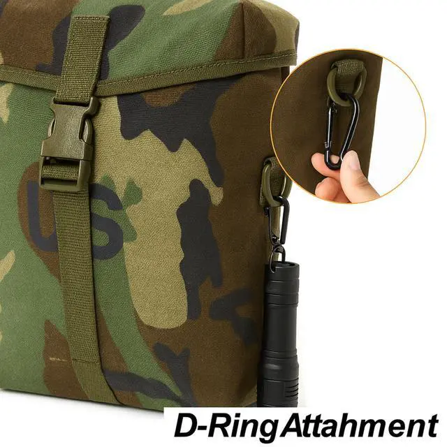 Alt view image 5 of 6 - 2Pcs US Military MOLLE Sustainment Pouch, Army Utility Pouch