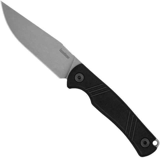 Main image of Pack Mule Fixed Blade Field Knife, 3.9 inch N690 Steel Blade, Working Finish, Clip Point, Includes Kydex Sheath, Made in the USA