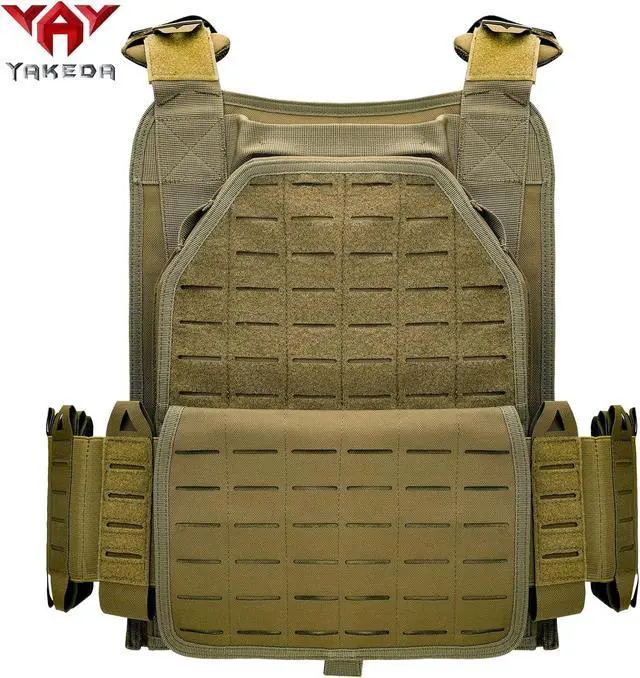 Alt view image 2 of 4 - YAY YAKEDA Quick Release Tactical Laser-Cutting Vest Multicam Lightweight Vest