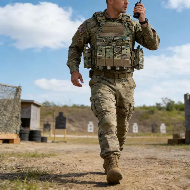 Alt view image 6 of 6 - CAMO Tactical Outdoor Carrier Vest
