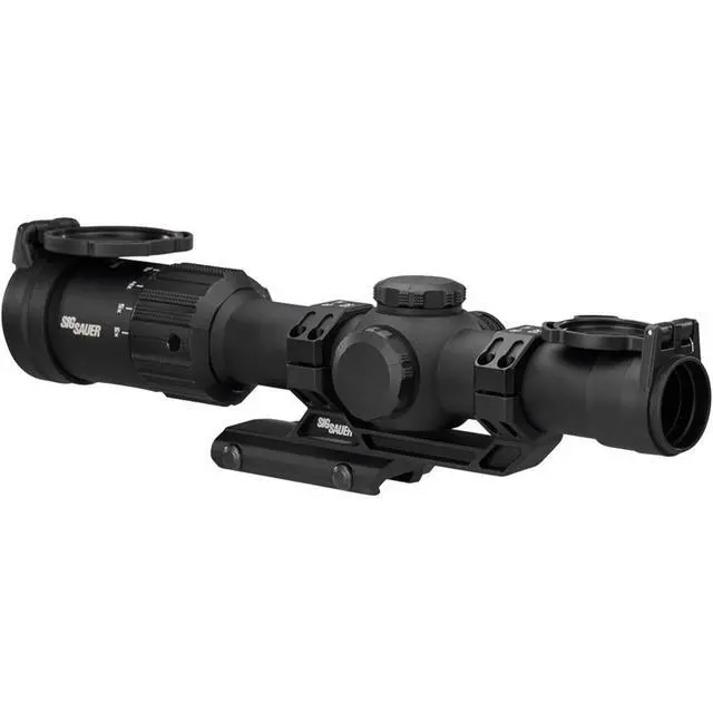 Alt view image 2 of 6 - Tango-MSR LPVO 1-6x24mm Waterproof Fogproof Rugged Tactical Hunting Rifle Scope | Second Focal Plane/SFP/F2 | Includes Alpha-MSR Aluminum Mount, Flip-Back Lens Covers