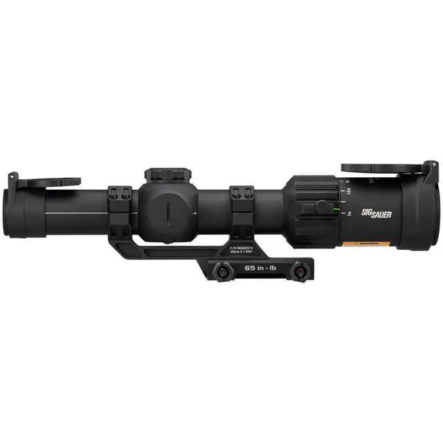 Alt view image 3 of 6 - Tango-MSR LPVO 1-6x24mm Waterproof Fogproof Rugged Tactical Hunting Rifle Scope | Second Focal Plane/SFP/F2 | Includes Alpha-MSR Aluminum Mount, Flip-Back Lens Covers