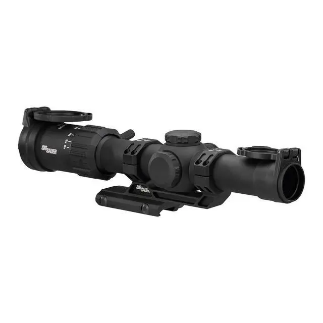 Alt view image 2 of 7 - Tango-MSR LPVO 1-6x24mm Waterproof Fogproof Rugged Tactical Hunting Rifle Scope | Second Focal Plane/SFP/F2 | Includes Alpha-MSR Aluminum Mount, Flip-Back Lens Covers