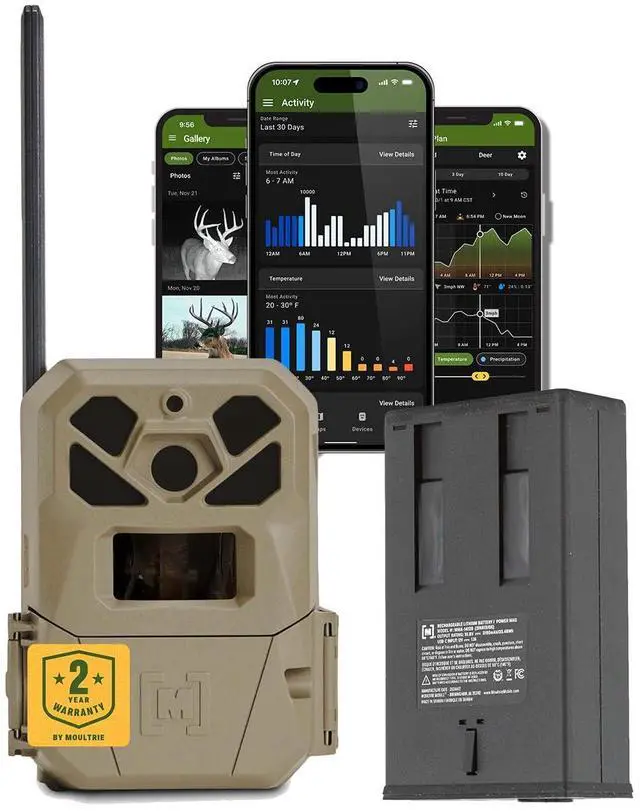Main image of Edge 2 Pro Cellular Trail Camera - Auto Connect Nationwide 4G LTE - On Demand 40MP Photo - 1440P Video with HD Audio - Ai False Trigger Elimination - 100 Ft Detection Range - No-Glow Flash