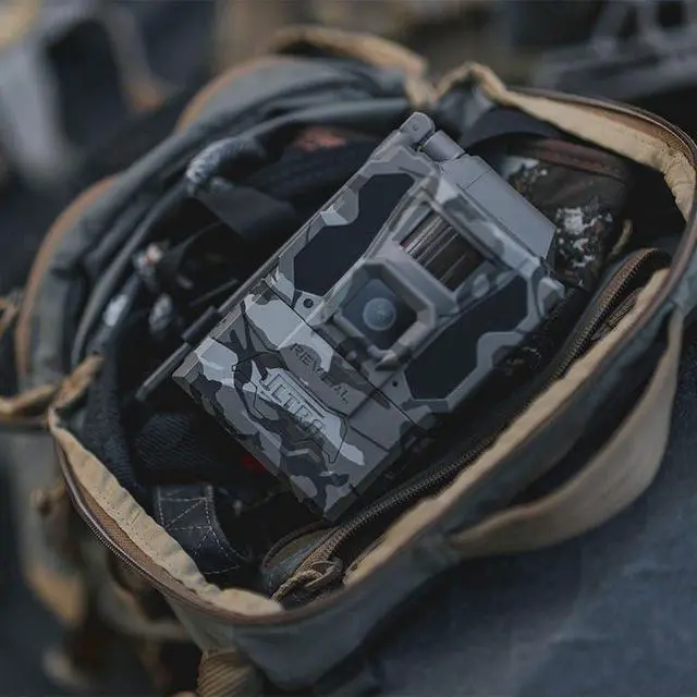 Alt view image 5 of 7 - Reveal Ultra Cellular Trail Camera: 4K Photo, 1080p Video, Live View, GPS Tracking-Enabled, Switchable No-Glow/Low-Glow Flash, LTE Connectivity, LCD Screen - Best Hunting, Game Camera