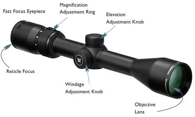 Alt view image 5 of 6 - Optics Diamondback Second Focal Plane, 1-inch Tube Riflescopes - Multiple Reticle Options, Shockproof, Waterproof, Fogproof - Unlimited, Unconditional