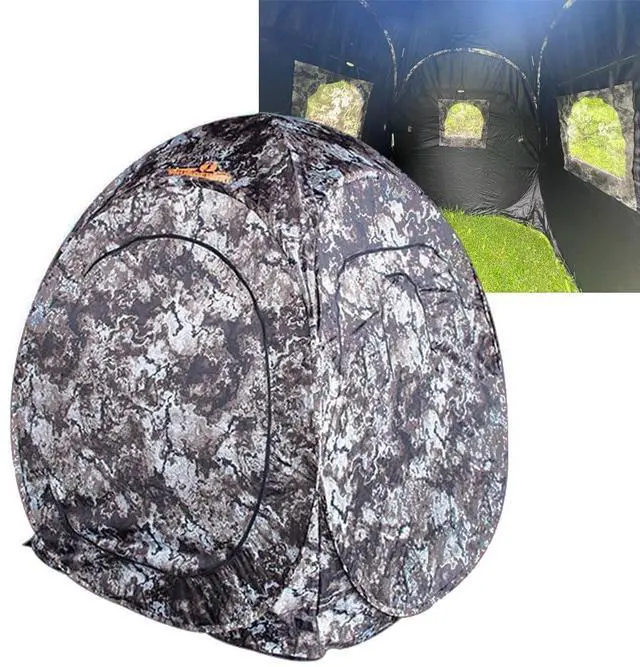 Main image of Run & Gun Series 1-3 Pereson Pop-Up Ground Blind, Hunting Bilnd for Deer, Turkey Duck Hunting, Bow Hunting
