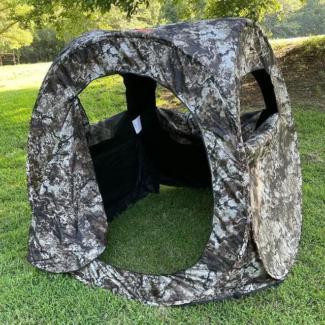 Alt view image 7 of 7 - Run & Gun Series 1-3 Pereson Pop-Up Ground Blind, Hunting Bilnd for Deer, Turkey Duck Hunting, Bow Hunting