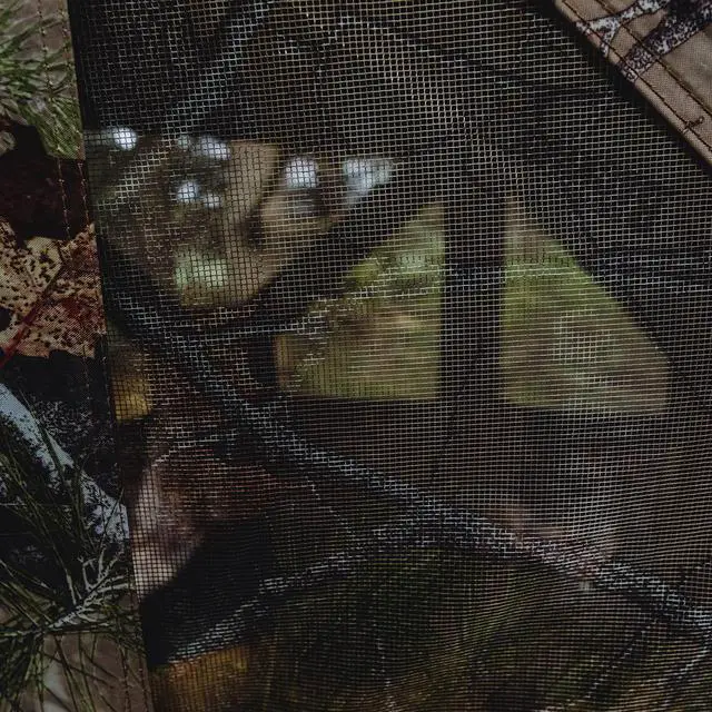 Alt view image 6 of 7 - RA200BW Radar Pop Up Portable Blind, Bloodtrail Backwoods Camo, 67 x 71 x 71