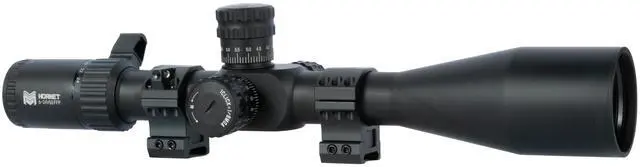 Main image of Hornet 6-24x50 FFP Rifle Scope | Includes Zero Stop, Bubble Level Scope Rings, and Detachable Sunshade