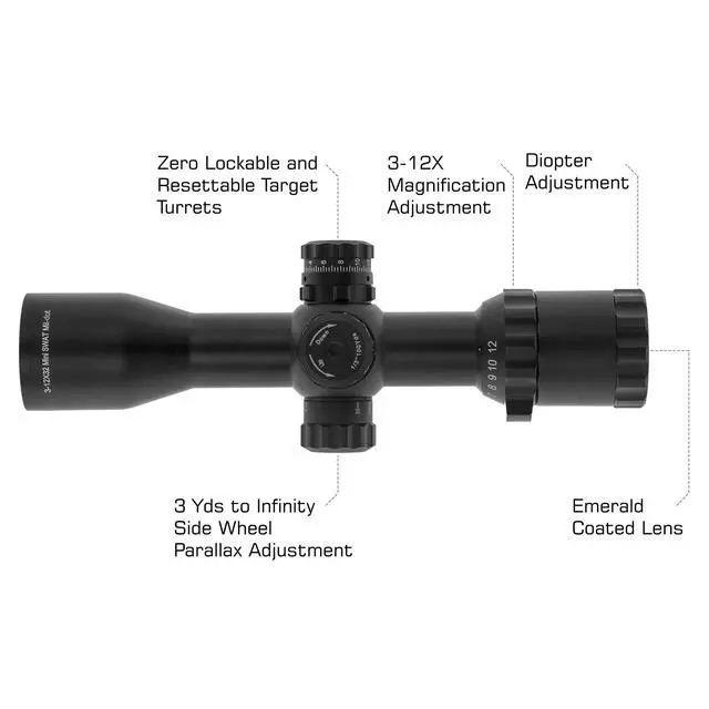 Alt view image 2 of 7 - Leapers Inc., BugBuster Scope, 3-9x32mm, 1", RGB