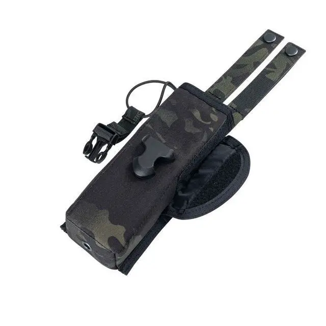 Alt view image 4 of 7 - Tactical Universal Radio Holster Pouch Holder Case Bag Molle Adjustable Military Walkie Talkie Holder