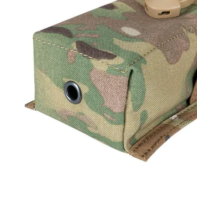 Alt view image 7 of 7 - Tactical Universal Radio Holster Pouch Holder Case Bag Molle Adjustable Military Walkie Talkie Holder