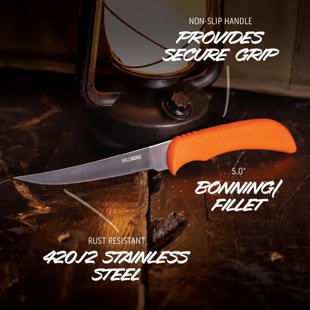 Alt view image 4 of 7 - WildLite - 6-Piece Field to Freezer Hunting & Game Processing Knife Set with Gut Hook Blade, Caping Knife - Hunting Knives for Gutting Deer with Case - Deer & Elk Accessories