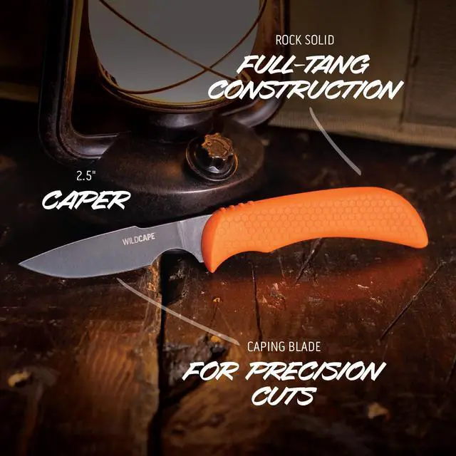 Alt view image 5 of 7 - WildLite - 6-Piece Field to Freezer Hunting & Game Processing Knife Set with Gut Hook Blade, Caping Knife - Hunting Knives for Gutting Deer with Case - Deer & Elk Accessories