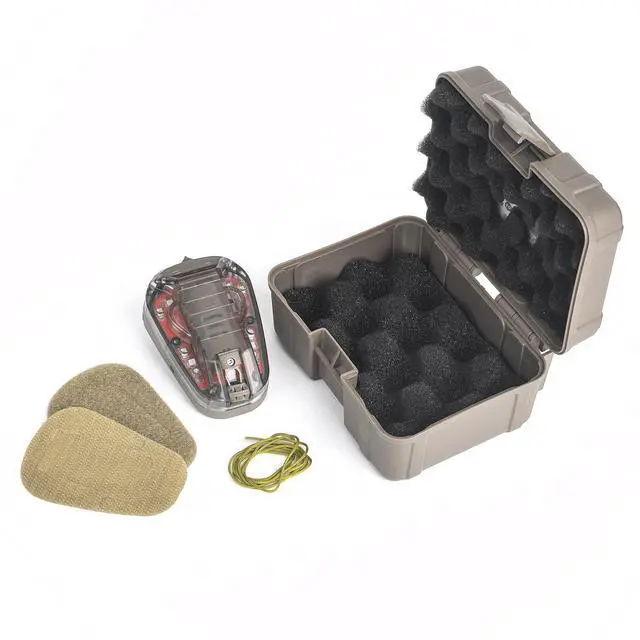 Alt view image 6 of 6 - 4 Modes Tactical Helmet Light with Visible LED+IR Constant/Strobe | Waterproof Ladybird Signal Light Survival Identification Lamp for Outdoor Sports
