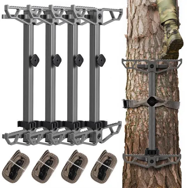 Main image of Climbing Sticks for Hunting,17.5" Lightweight Aluminum Non-Slip Climbing Sticks,Stackable and Bundled for Easy Portability,Suitable for Tree Stands,Branch Pruning,and Climbing Training
