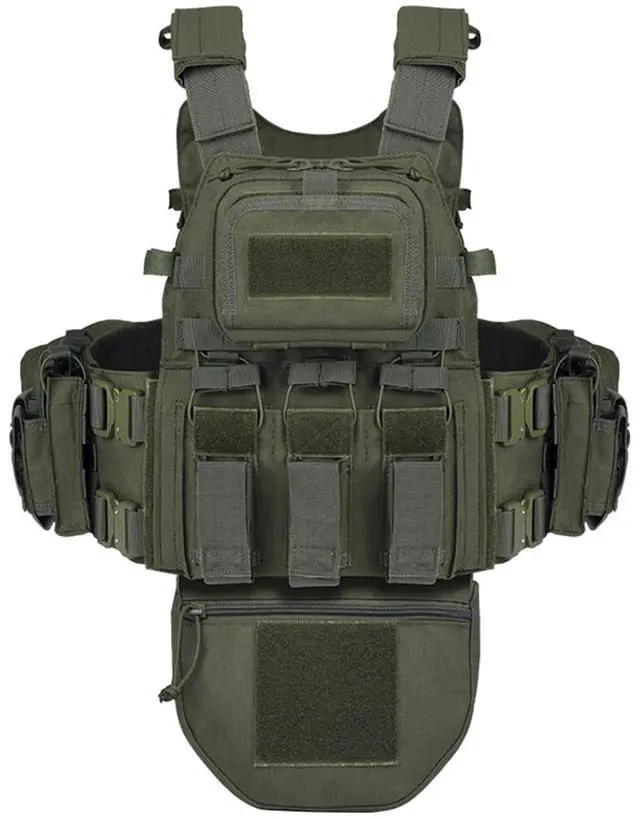 Main image of Great Tactical Outdoor Vest for Men Multifunctional Modular Molle Vest with Metal Buckles