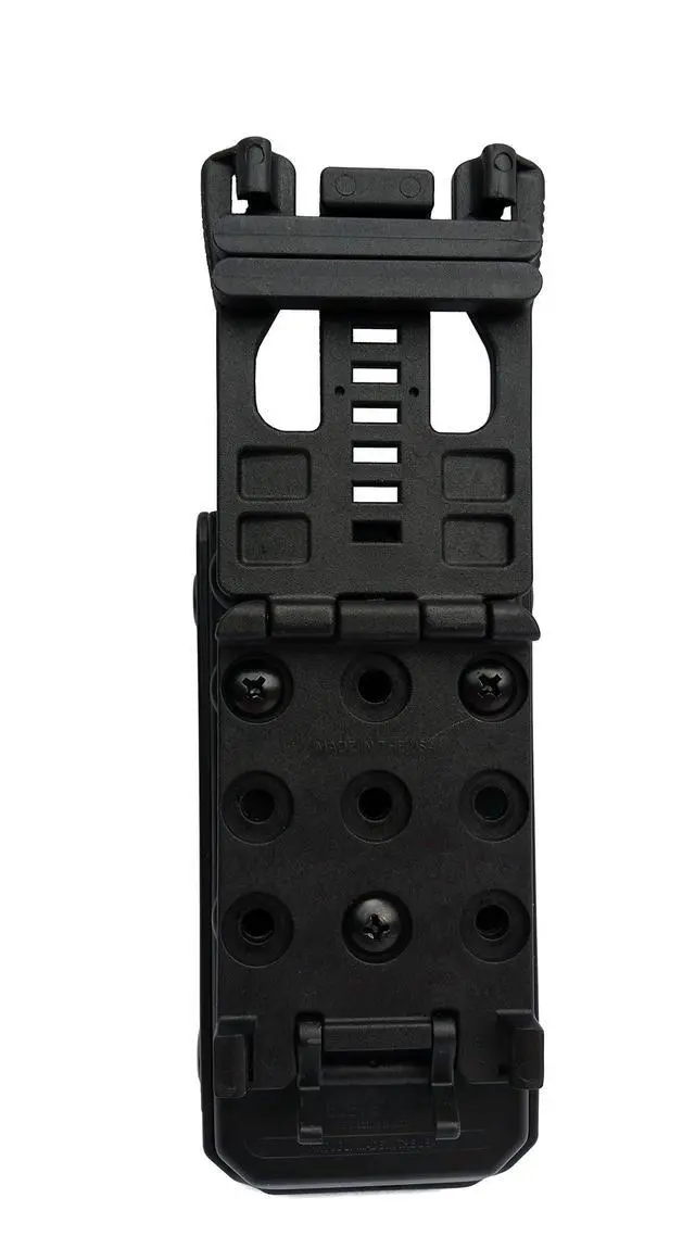 Alt view image 2 of 3 - Rigid TQ Tourniquet Case for C-A-T CAT Tourniquet, Flat Black with Blue Cross, Belt (Tek) Attachment (Tourniquet Not Included)