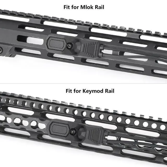 Alt view image 5 of 7 - Dual Pressure Switch, Tactical Light Switch with SF + Crane Plug for M300/M600 Flashlights + PEQ DBAL NGAL, Fit for 20mm Picatinny Mlok Keymod Rail
