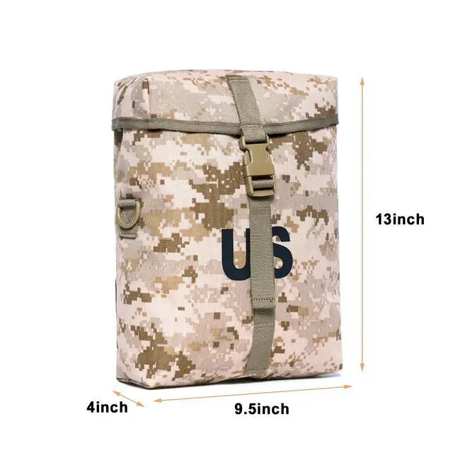 Alt view image 2 of 7 - 2Pcs US Military MOLLE Sustainment Pouch, Army Utility Pouch