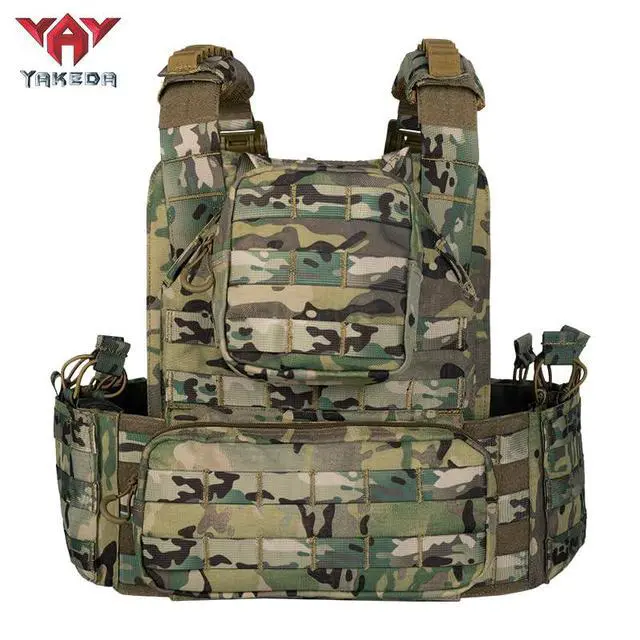 Alt view image 3 of 7 - Outdoor Tactical Vest Airsof Vest for Men