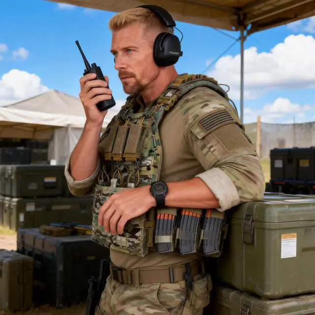 Alt view image 5 of 7 - Outdoor Tactical Vest Airsof Vest for Men
