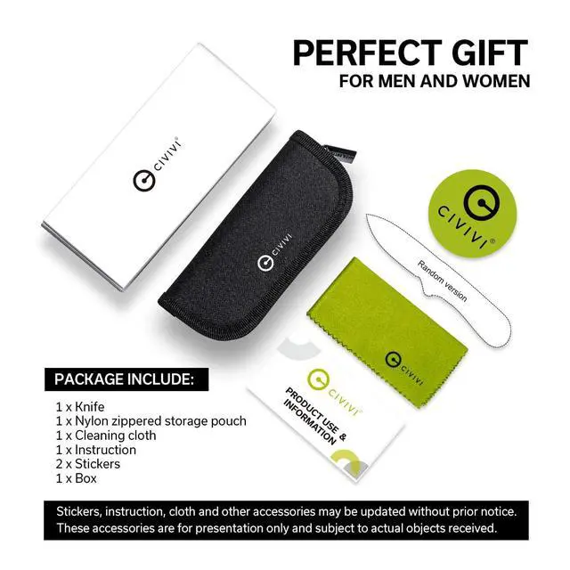 Alt view image 6 of 7 - Pocket Knife for EDC, Regulatron Folding Knife for Men with Flipper Opener, Liner Lock, 2.98" Nitro-V Blade Micarta Handle for Camping, Hunting C23006-2