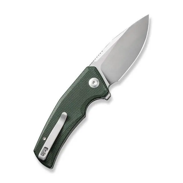 Alt view image 7 of 7 - Pocket Knife for EDC, Regulatron Folding Knife for Men with Flipper Opener, Liner Lock, 2.98" Nitro-V Blade Micarta Handle for Camping, Hunting C23006-2