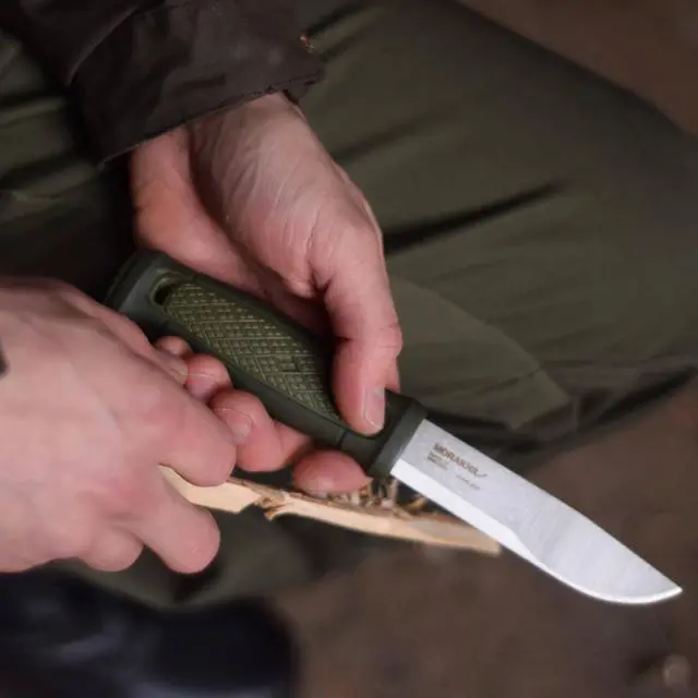 Alt view image 2 of 6 - Kansbol Fixed Blade Knife with Sandvik Stainless Steel Blade