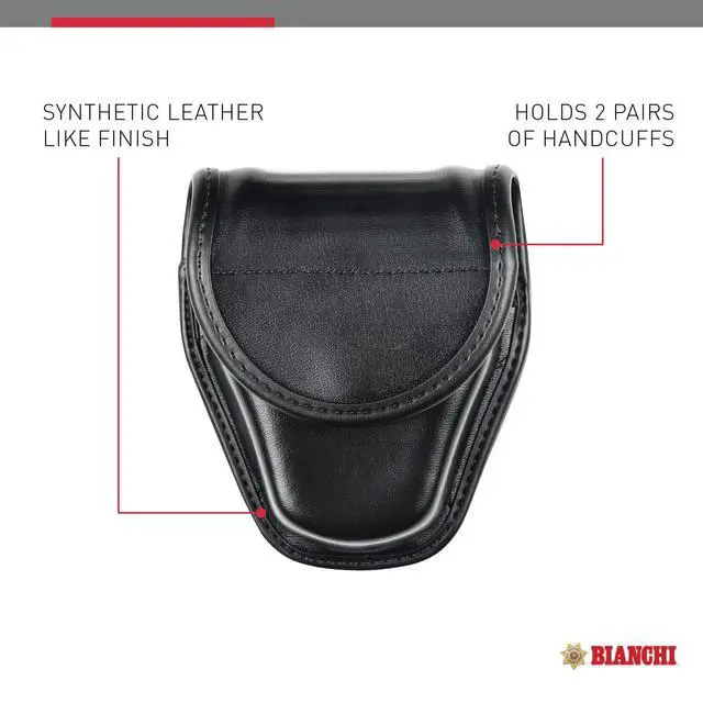 Alt view image 2 of 5 - 7917 Double Handcuff Pouch