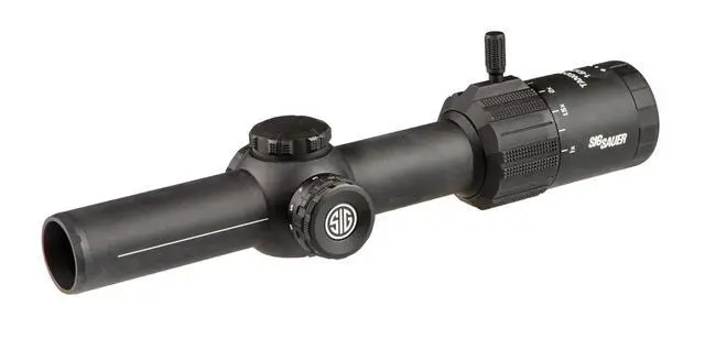 Alt view image 5 of 6 - Tango MSR 1-6x24mm Illuminated MSR-BDC6 SFP Black Riflescope w/Alpha-MSR Cantilevered Black Mount SOT61000