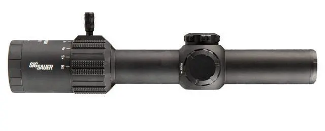 Alt view image 6 of 6 - Tango MSR 1-6x24mm Illuminated MSR-BDC6 SFP Black Riflescope w/Alpha-MSR Cantilevered Black Mount SOT61000