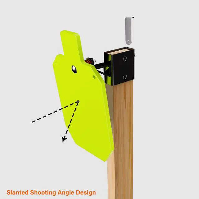 Alt view image 4 of 7 - Target Stand System - AR500 Steel Shooting Target 1/2" Thick with 2x4 Stand Kit