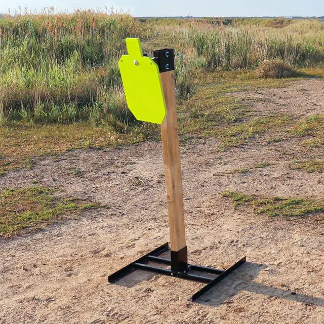 Alt view image 5 of 6 - Target Stand System - AR500 Steel Shooting Target 3/8" Thick with 2x4 Stand Kit