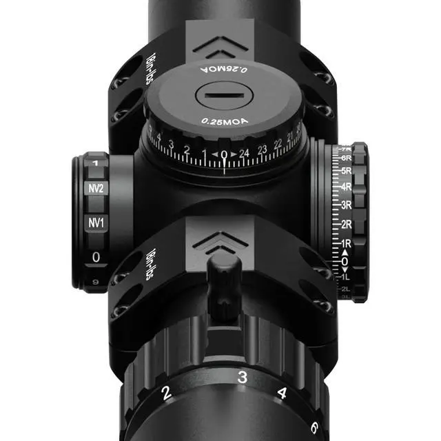 Alt view image 5 of 7 - EP8 1-8x28 LPVO Rifle Scope,34mm Tube, FFP First Focal Plane with Patented KLBOX Reticle, 34mm Scope Mount + Throw Lever+ Flip Up Lens Covers-Ready to Use