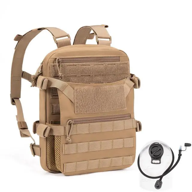 Main image of ABP Tactical MOLLE Hydration Backpack Military Assault Vest Back Panel Pack for Men Training Hiking Airsoft with 2.5L Bladder