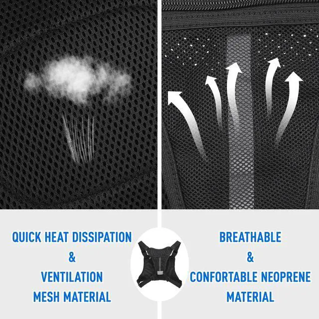 Alt view image 5 of 7 - Chest Bag For Men, Tactical Inspired Sports Utility Chest Pack, EDC Pouch Bag With Built-In Phone Holder for Workouts, Running, Cycling, Black