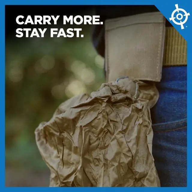 Alt view image 6 of 7 - Ten-Speed Dump Pouch, Tactical Belt Pouch | "Folding Mag & Ammo Drop Bag for Duty Gear, Hunting & Airsoft - Compact EDC Utility Storage - 3""L X 3.5""W X 1""H"