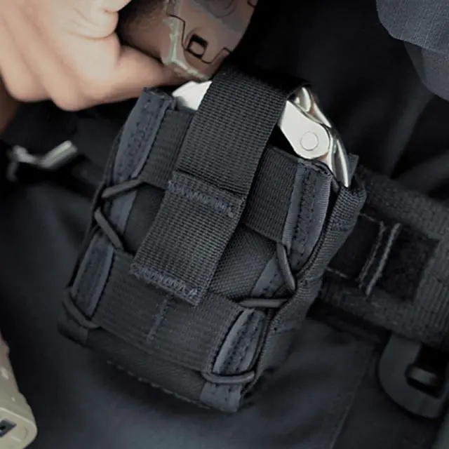 Alt view image 2 of 7 - High Speed Gear - Handcuff Taco MOLLE Pouch, Police Gear & Military Gear, MOLLE Handcuff Pouch