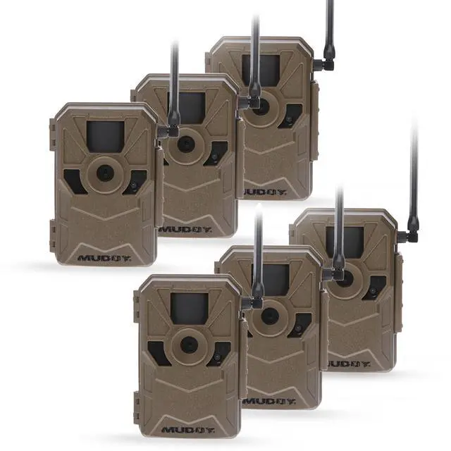 Main image of Merge 3-Pack Cellular Trail Cameras 26MP, LTE Dual SIM, Color Night Vision, App Control Includes 6 Cameras for Ultimate Coverage (2PK)